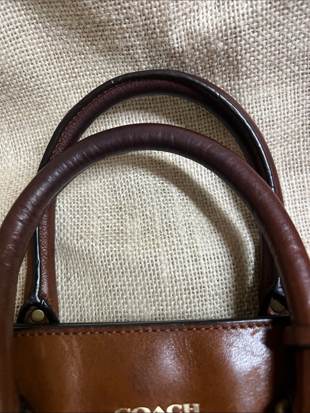 COACH Legacy Mini Studded Tanner Bag - Picture 12 of 14